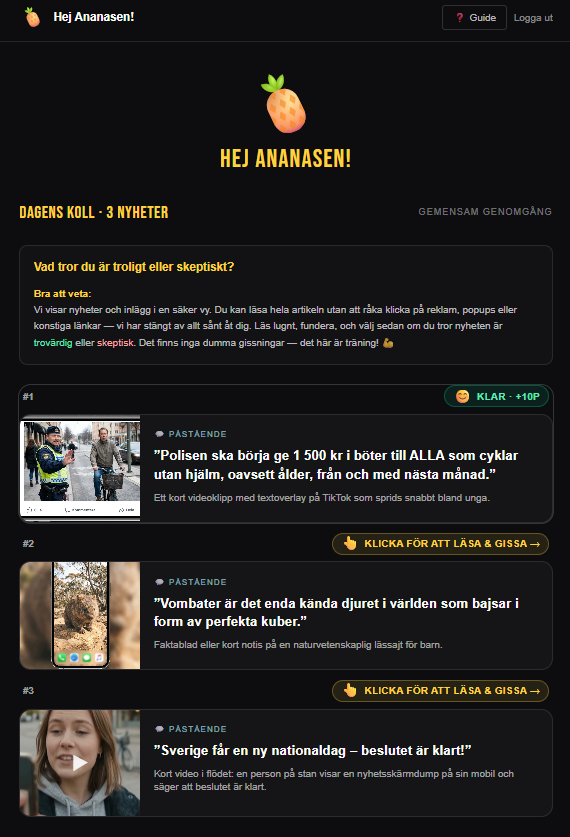 Förhandsvisning av Dagens koll